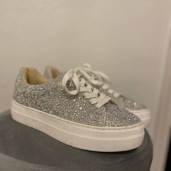 Blue by Betsey Johnson Shoes - Betsy Johnson Rhinestone Sneakers